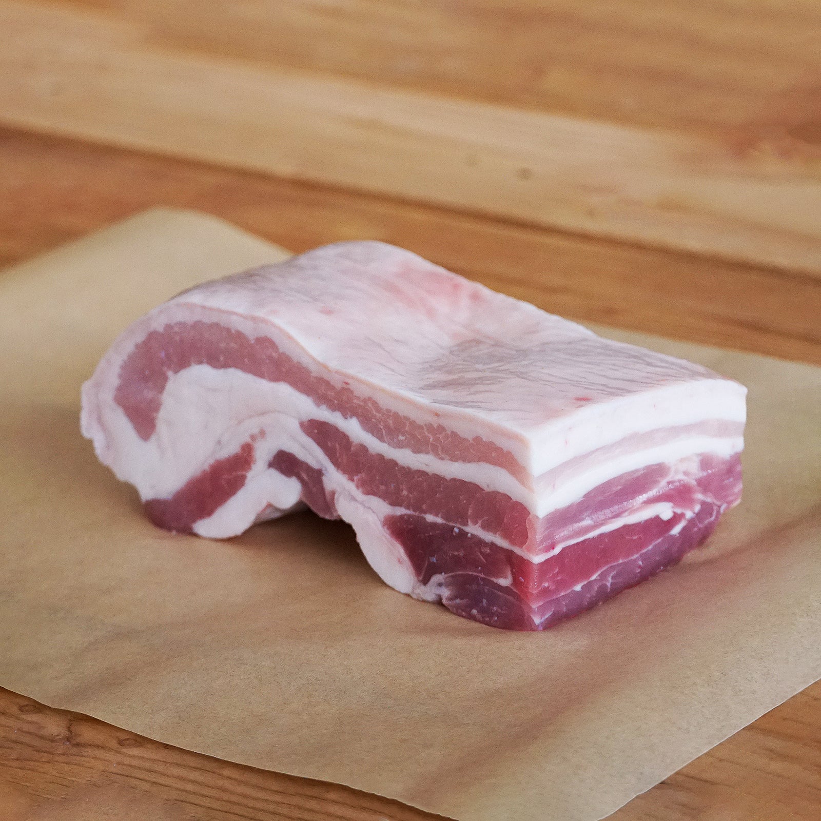 豚バラ　皮付き　放牧豚　(500g)　ブロック　オーストラリア産