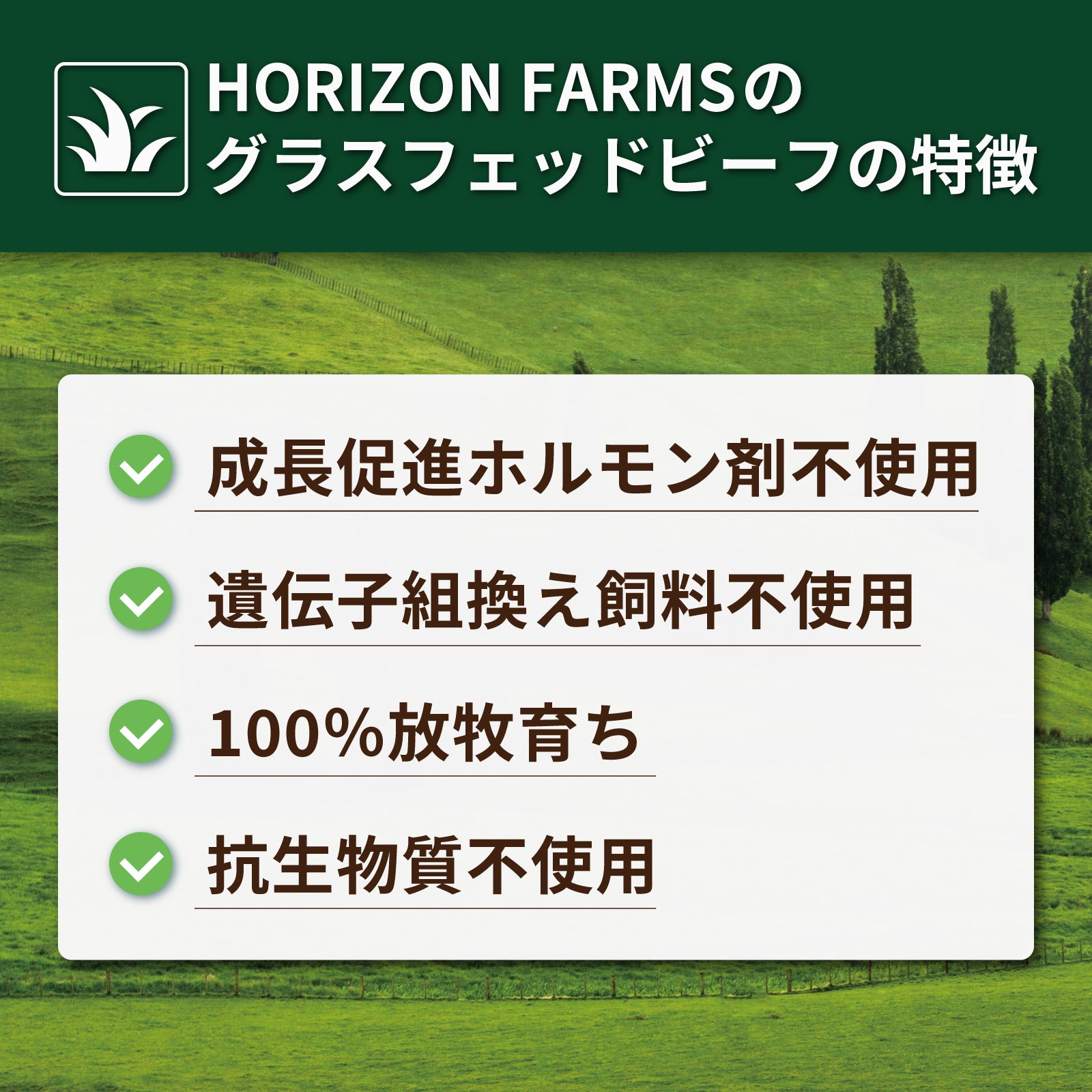 グラスフェッド ビーフ ハツ スライス オーストラリア産 牧草牛 (300g) ホライズンファームズ